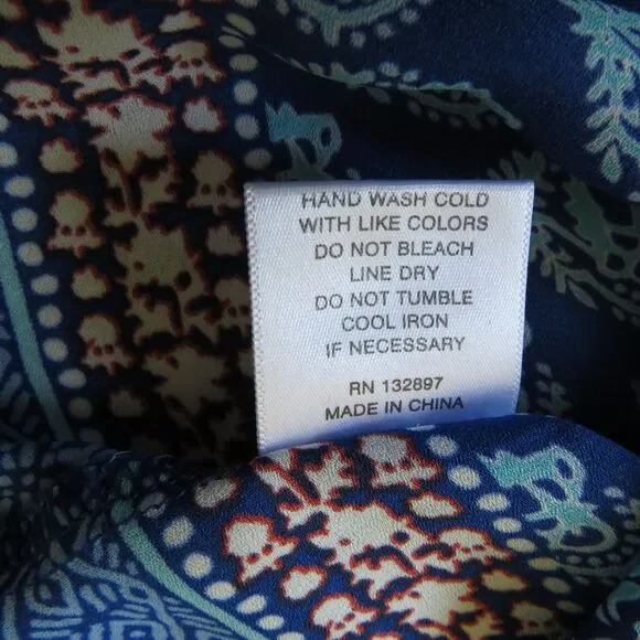 Rose & Olive Women's Boho Sleeveless Top medium NWOT - Picture 8 of 8